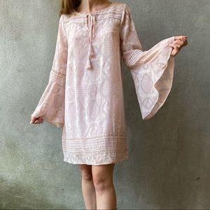 SOLD🔅Floreat blush boho dress